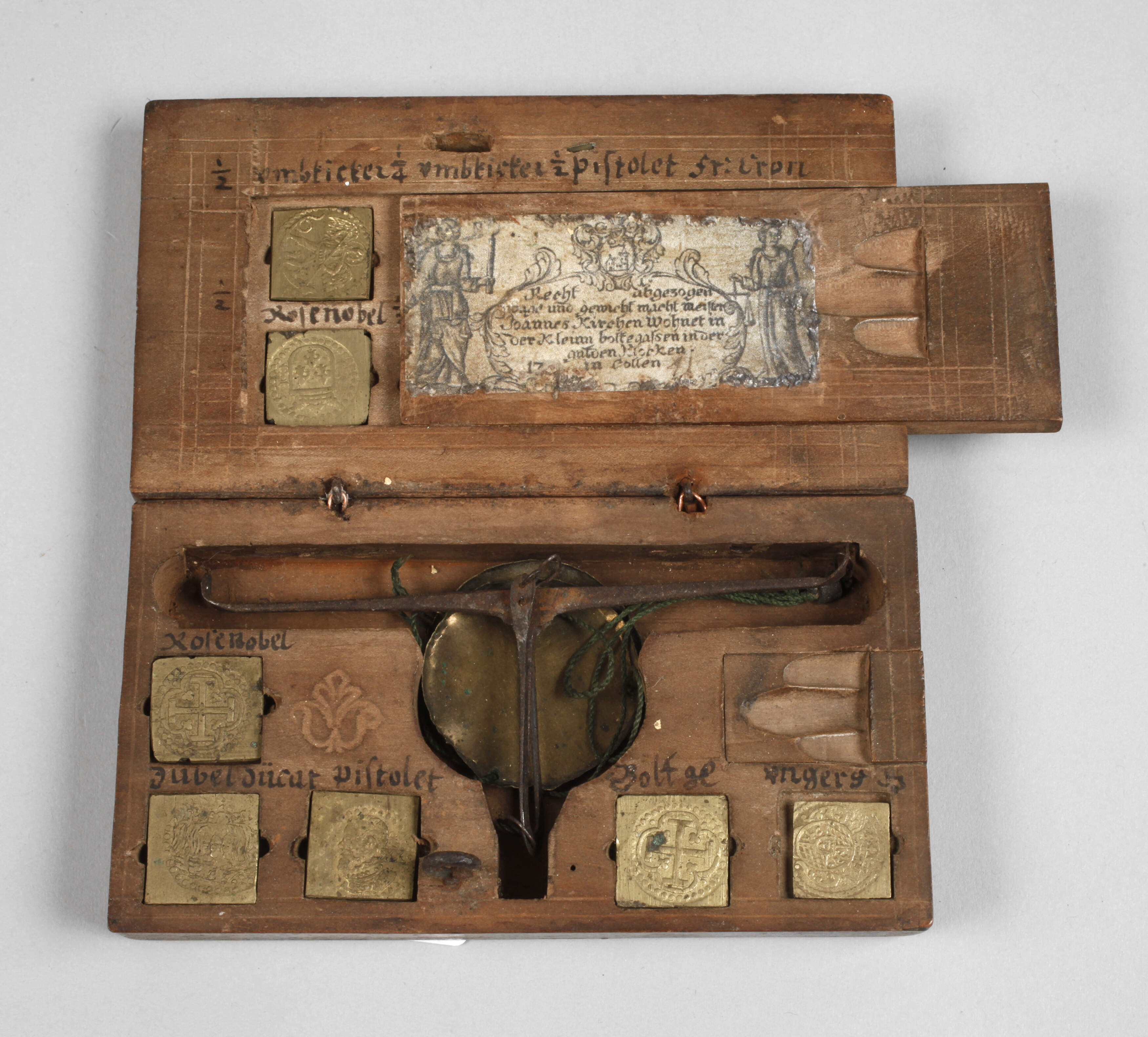 Münzwaage Johannes Kirchen Köln