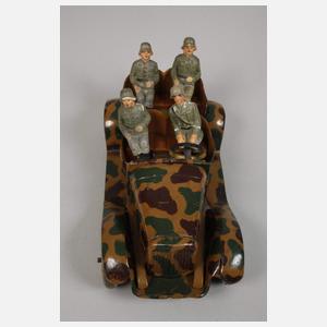 Tippco Kübelwagen und Ideal Feldgeschütz