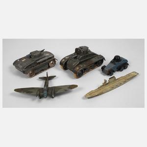 Konvolut Militärmodelle