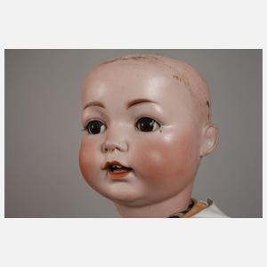 Hertel, Schwab & Co. große Porzellankopfpuppe
