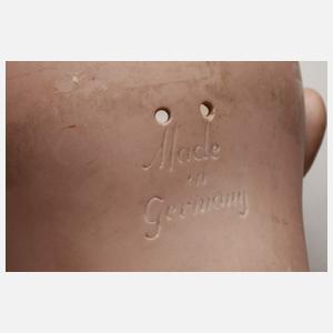 Hertel, Schwab & Co. große Porzellankopfpuppe