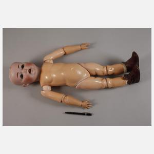 Hertel, Schwab & Co. große Porzellankopfpuppe