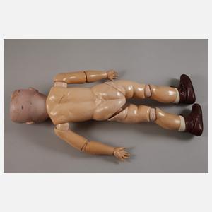 Hertel, Schwab & Co. große Porzellankopfpuppe