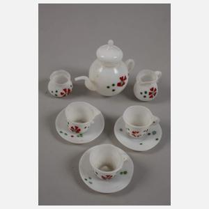 Miniatur Kaffee- und Teeservice für Puppenstube