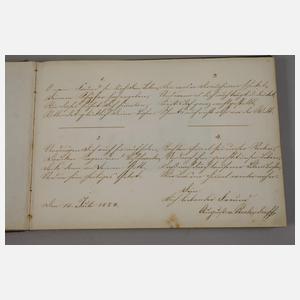 Stammbuch - Album Amicorum