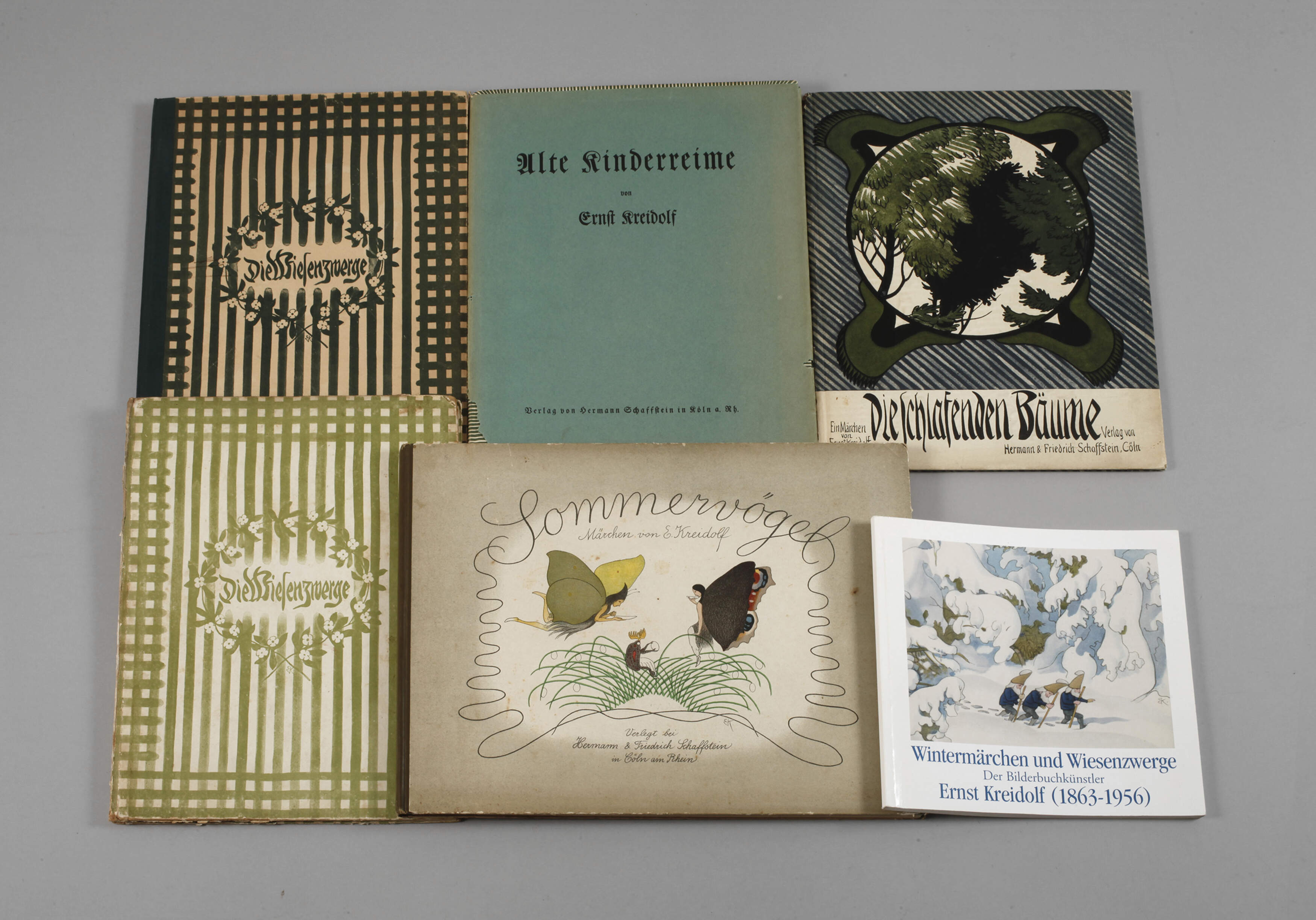 Konvolut Kinderbücher Ernst Kreidolf und Bibliografie