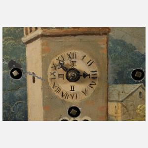 Bilderuhr Biedermeier