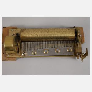 Bilderuhr mit Ansicht Bingen am Rhein 1822