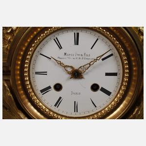 Prunkkaminuhr Miroy Frères et Fils