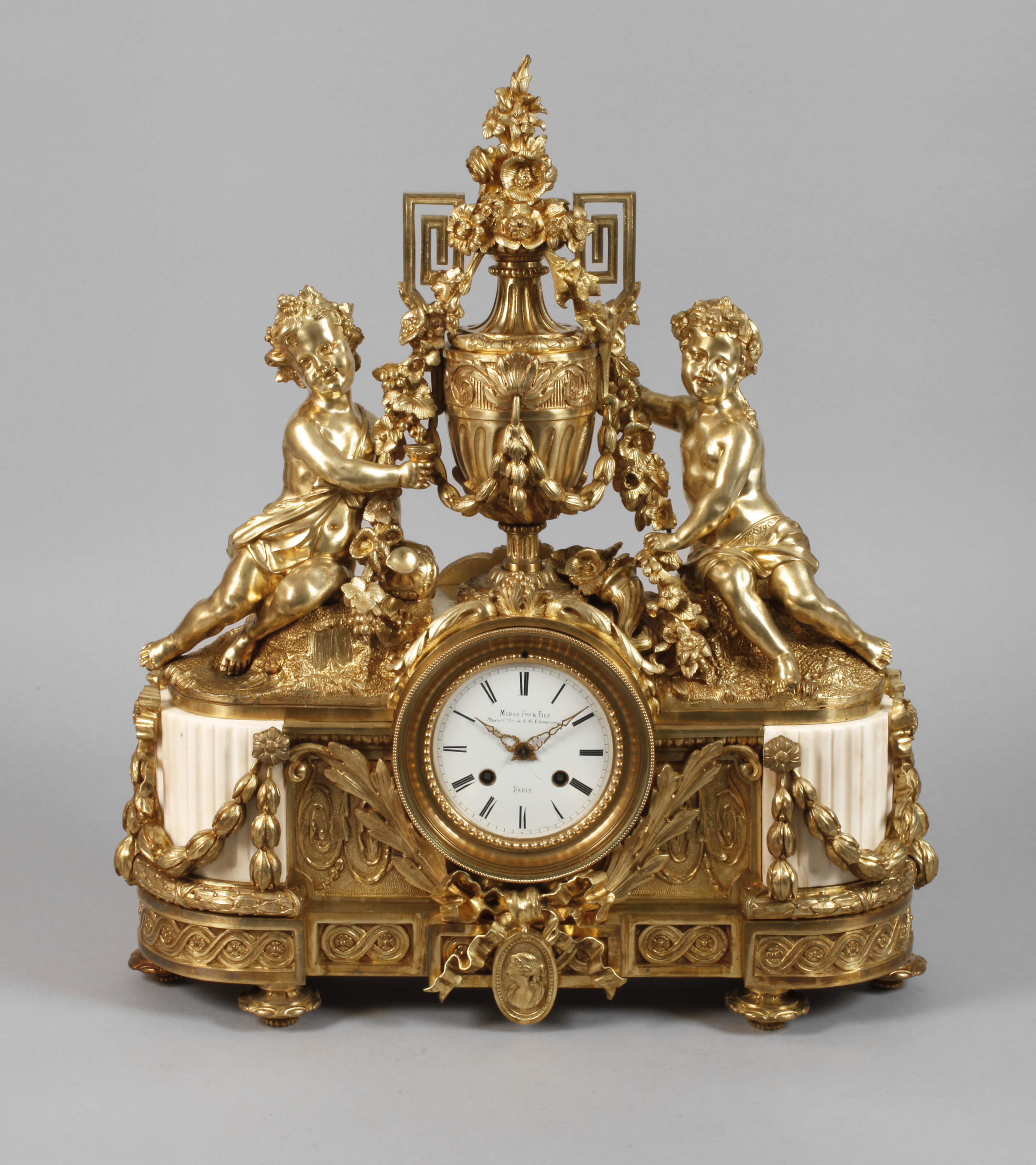 Prunkkaminuhr Miroy Frères et Fils