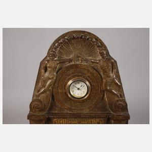 Kaminuhr "Gott segne die Kunst"