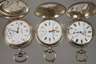 Neun Taschenuhren G. Jacot Locle