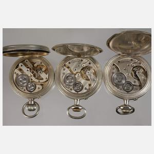 Sammlung großkalibrige Taschenuhren