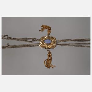 Lange Uhrenkette Biedermeier