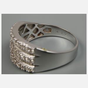 Damenring mit Diamanten