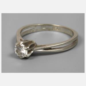 Damenring mit Brillant