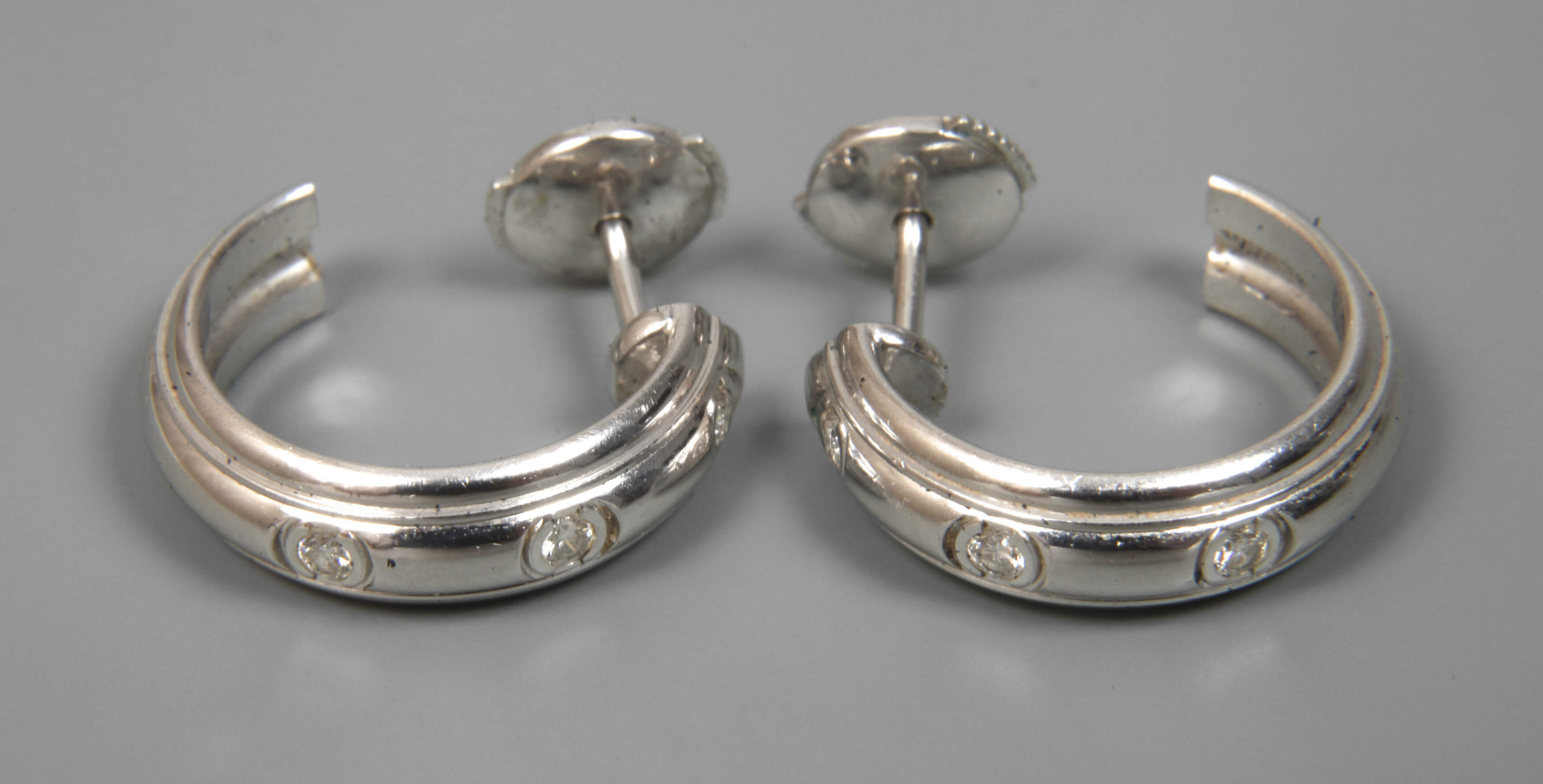 Piaget Paar Creolen mit Brillanten