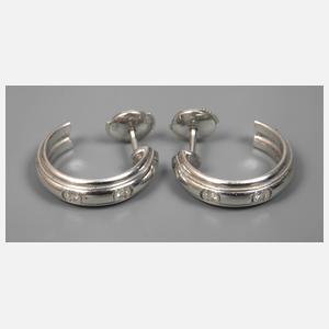 Piaget Paar Creolen mit Brillanten