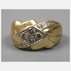 Damenring mit Brillanten