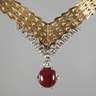Collier mit Rubin und Brillanten