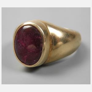 Herrenring mit Sternrubin