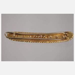 Haarspange mit Rubinen und Brillanten