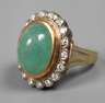Damenring mit Smaragd und Brillanten