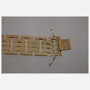 Breites Goldarmband