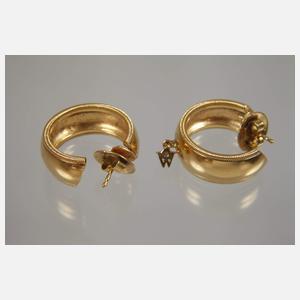 Wellendorff Paar Halbcreolen