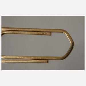 Goldene Geldklammer
