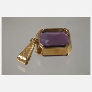 Anhänger mit Amethyst