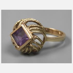 Damenring mit Amethyst