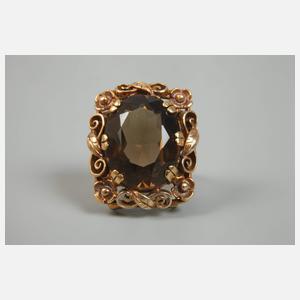 Damenring mit Rauchquarz