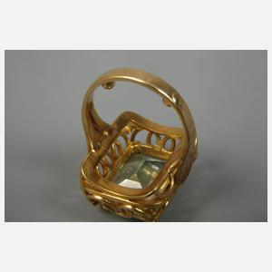 Damenring mit Citrin