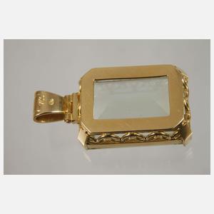 Anhänger mit großem Steinbesatz