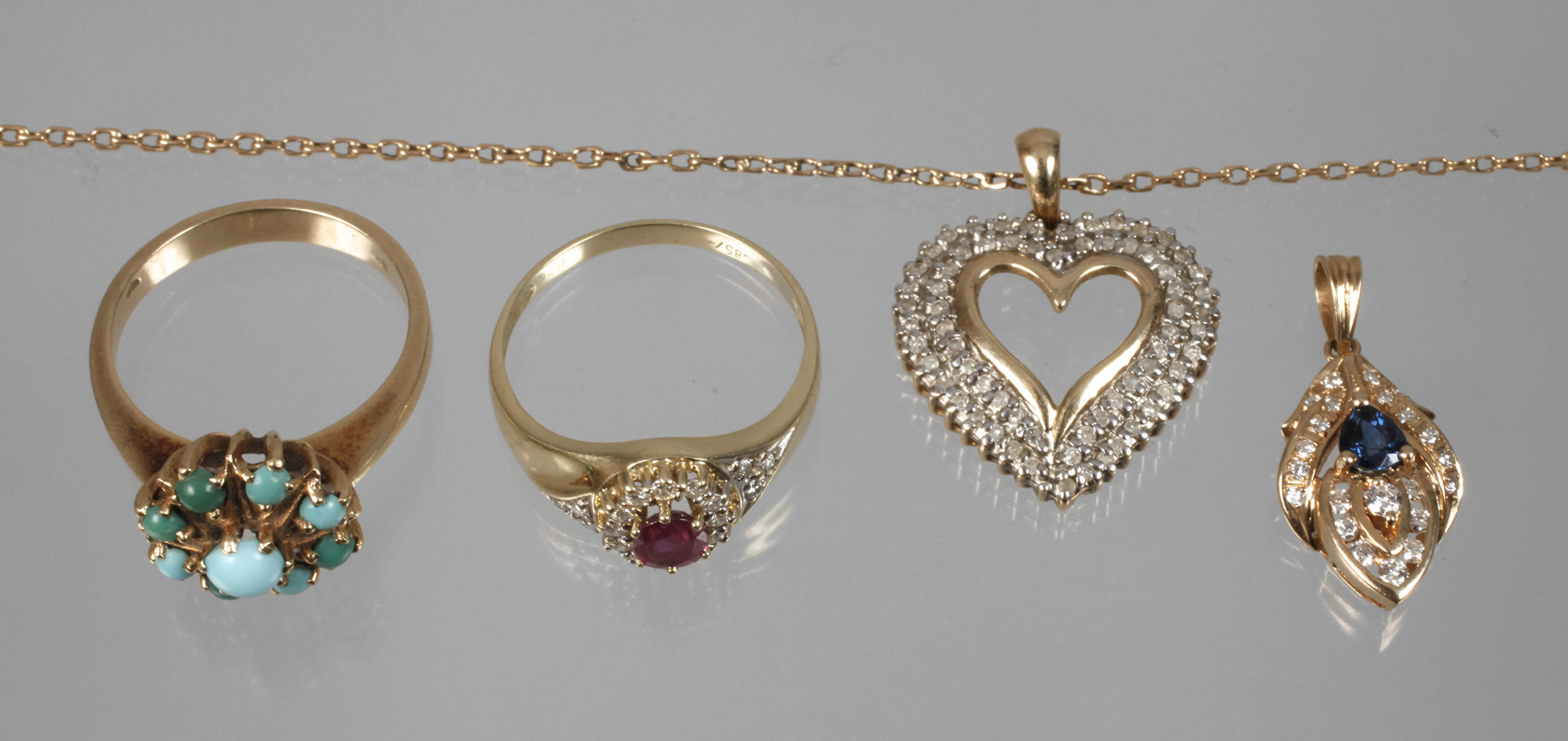 Konvolut Goldschmuck