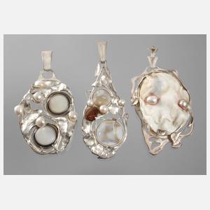 Konvolut Designanhänger