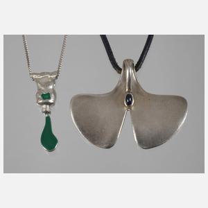 Zwei Teile Künstlerschmuck