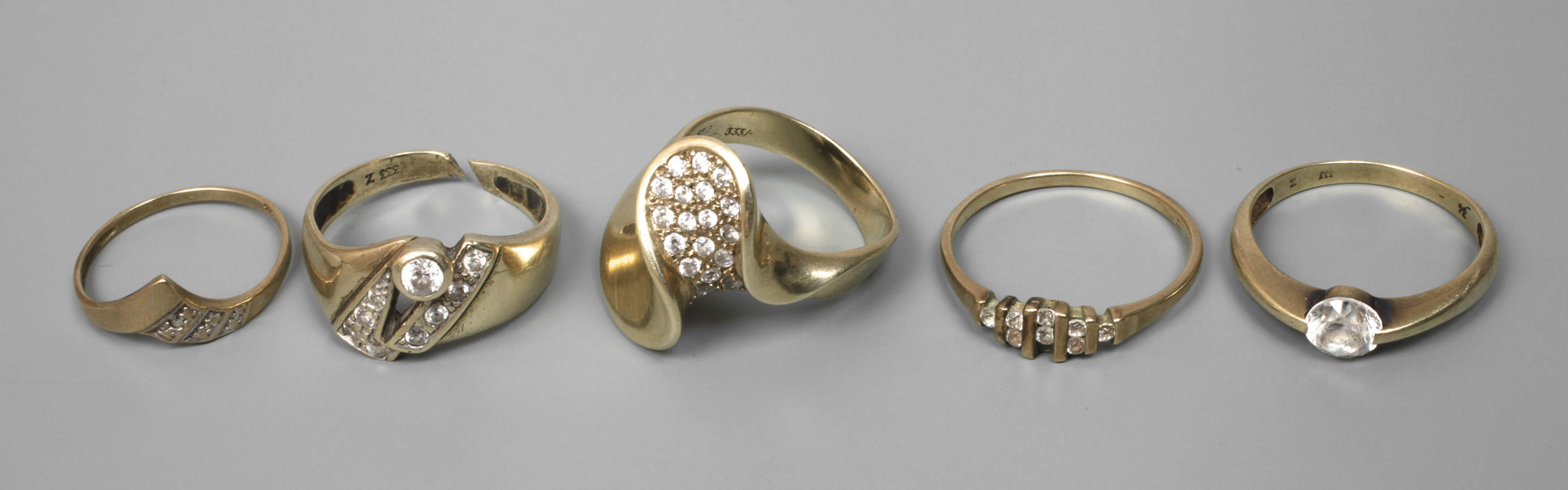 Konvolut Damenringe