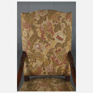 Schwerer barocker Armlehnsessel