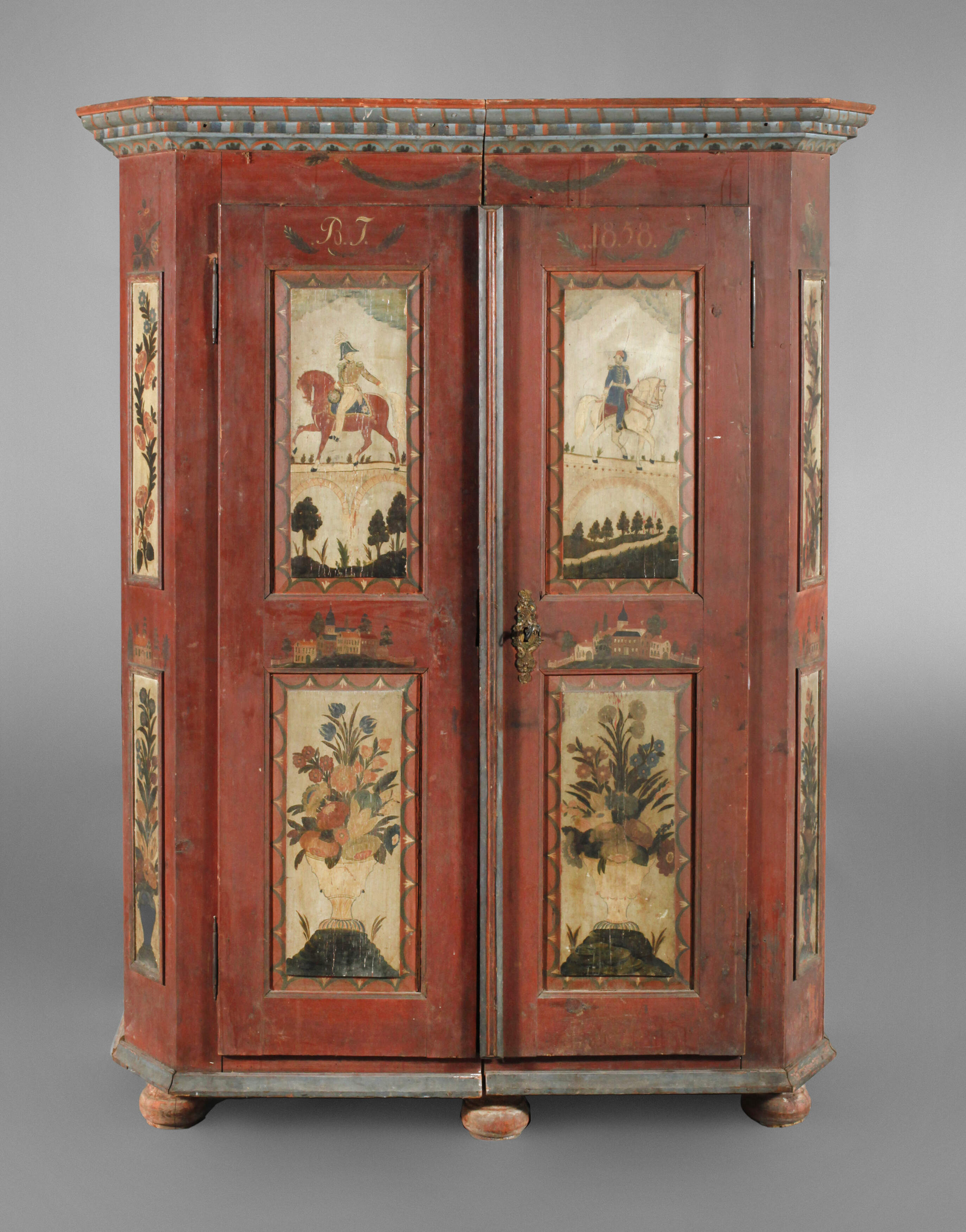 Bemalter Bauernschrank