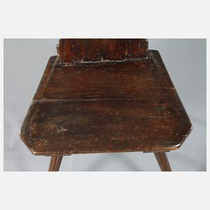 Bäuerlicher Brettstuhl