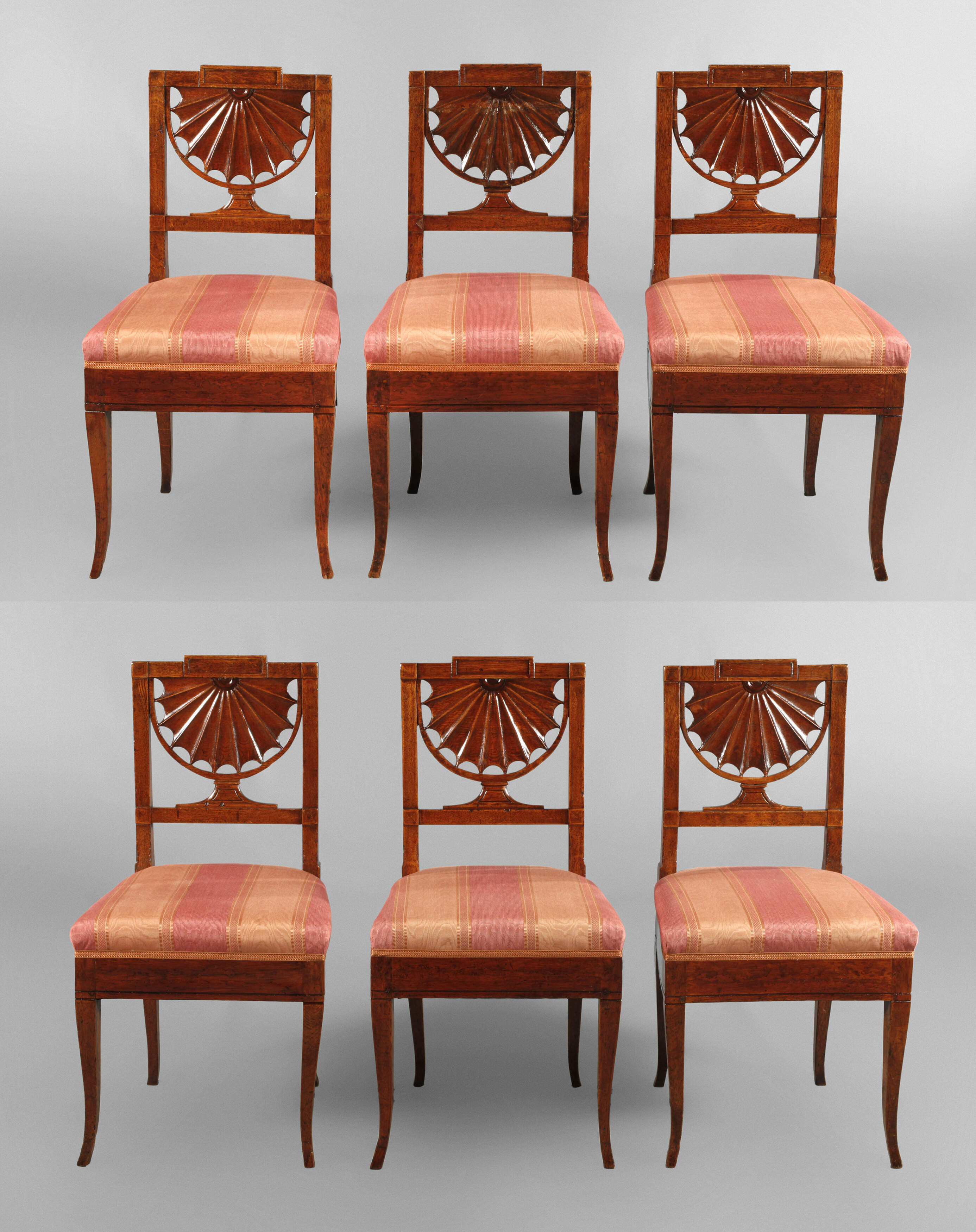 Sechs Stühle Empire