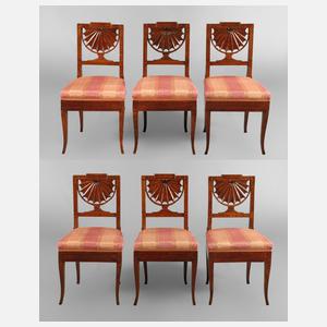 Sechs Stühle Empire