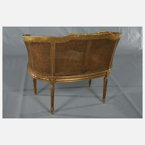 Kleine klassizistische Sitzbank