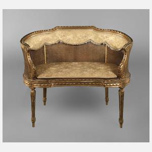 Kleine klassizistische Sitzbank