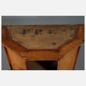 Aufsatzvitrine Biedermeier
