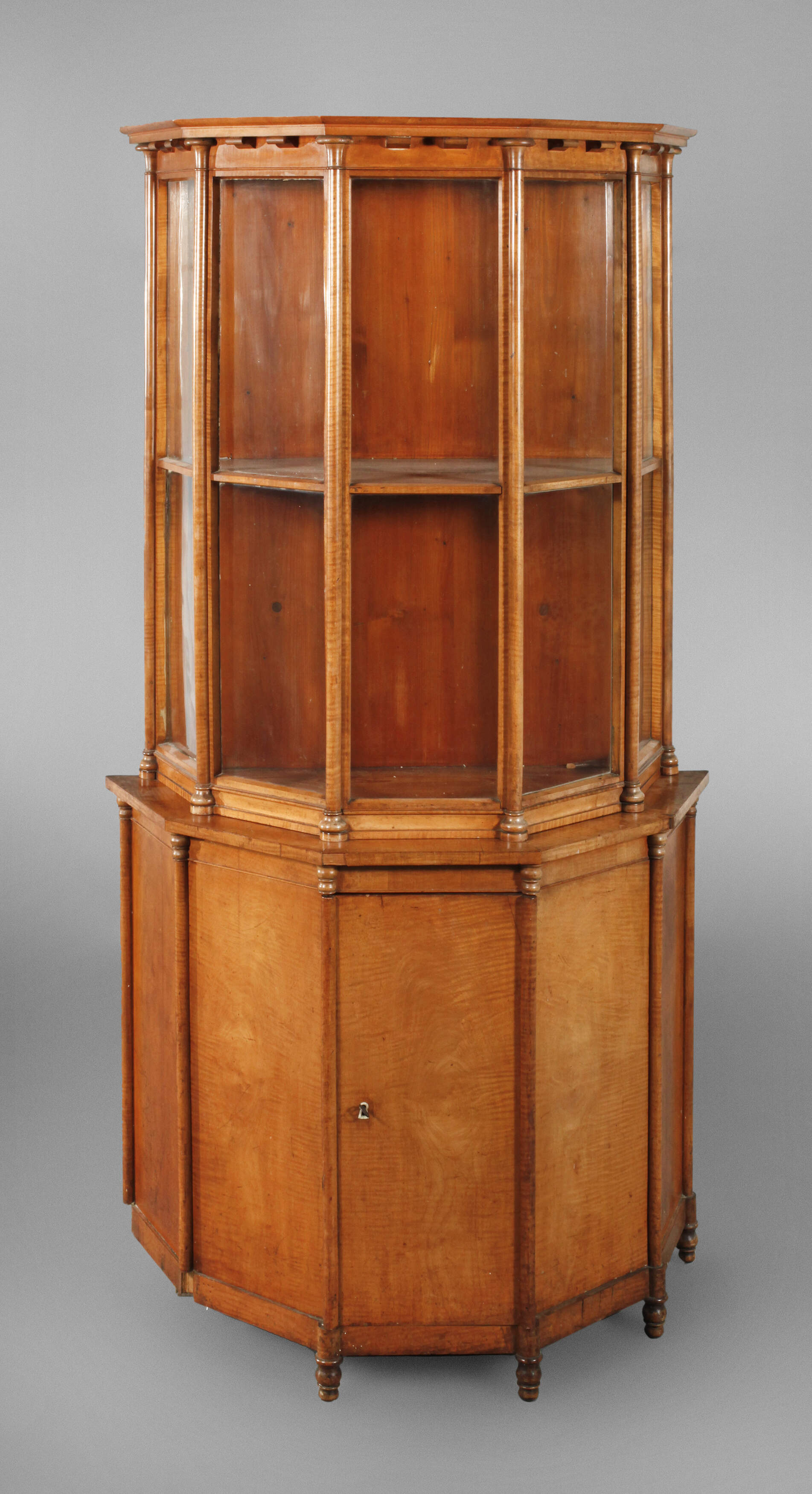 Aufsatzvitrine Biedermeier