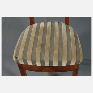 Drei Lyrastühle Biedermeier