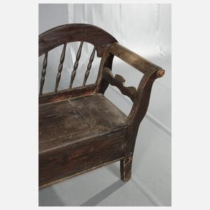 Große Biedermeierbank